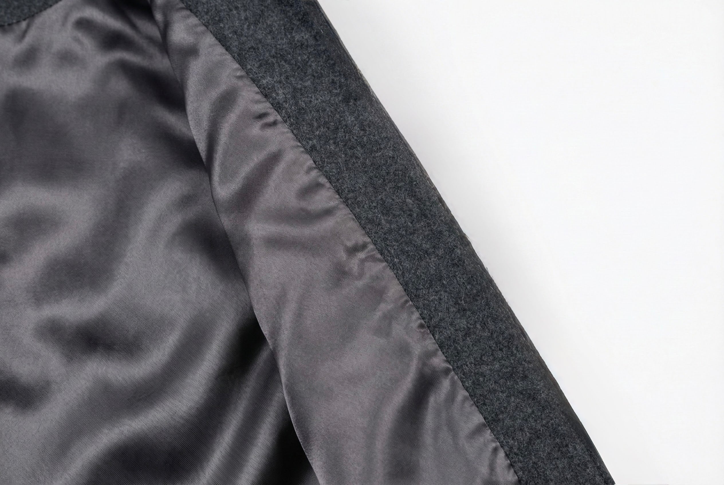 Tie-waist jacket in grey